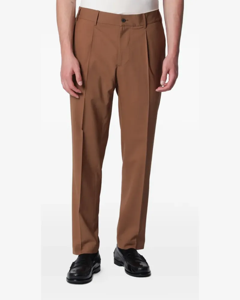 Biagio Santaniello Irno Hose mit Falten - Braun Braun
