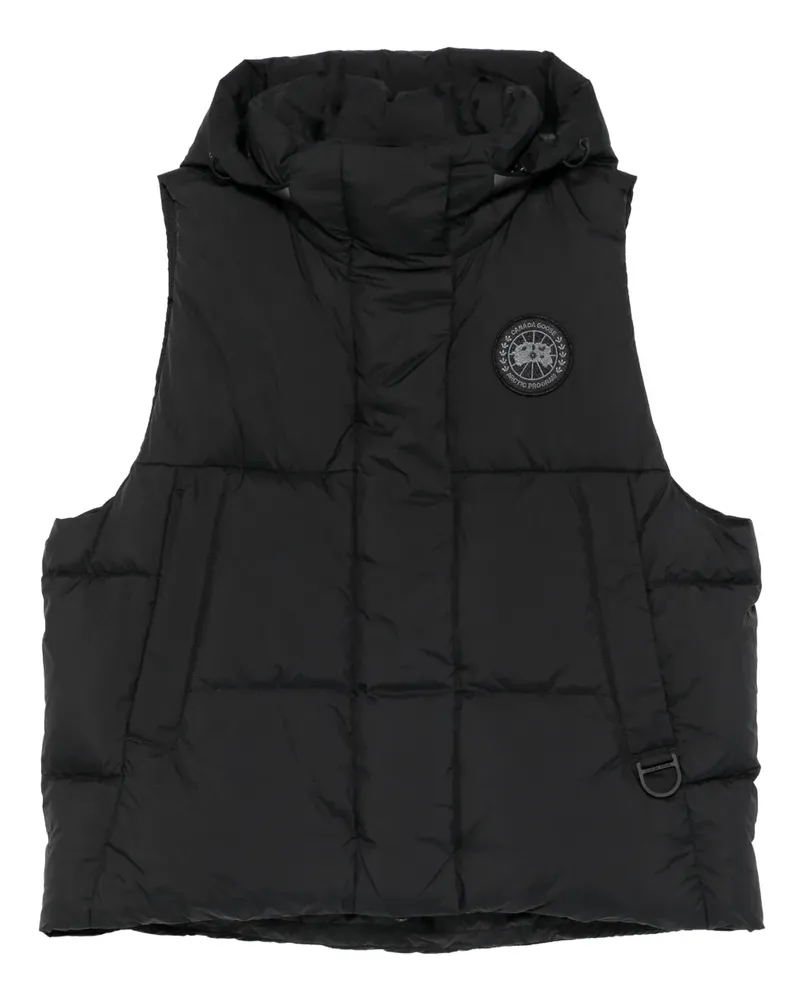 Canada Goose Gefütterte Kapuzenweste - Schwarz Schwarz