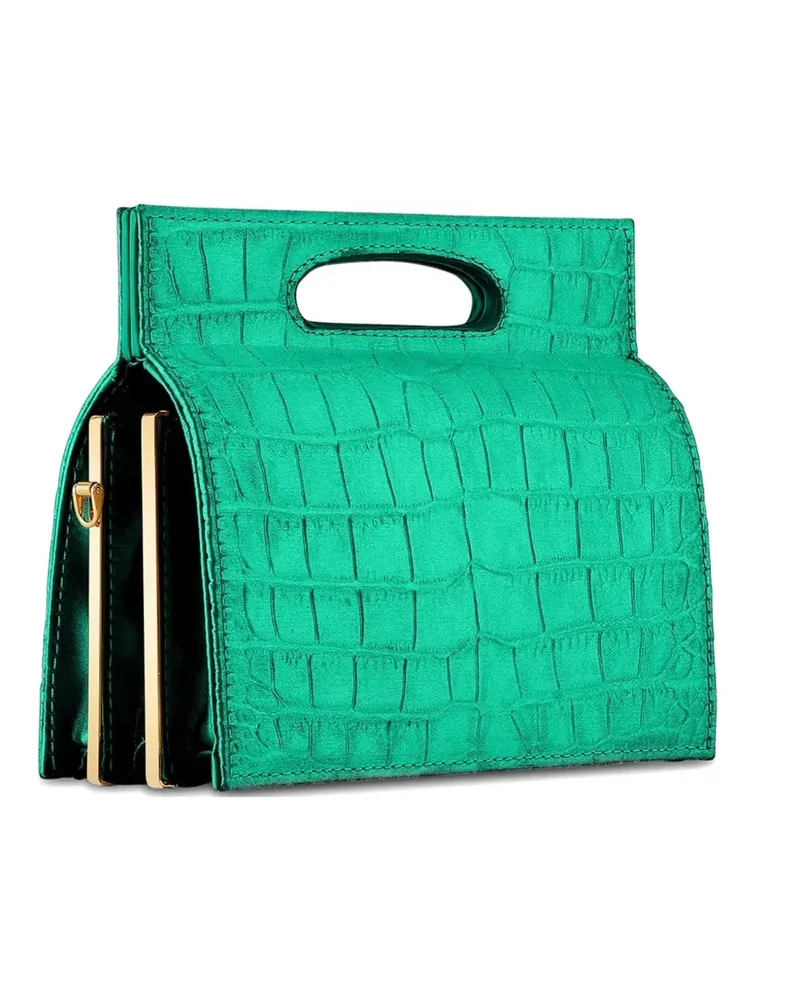 Tyler Ellis mini Stella crocodile-effect tote bag - Grün Grün