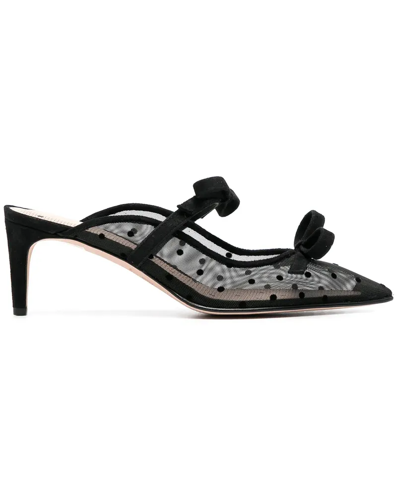 RED Valentino Pumps mit Schleifen - Schwarz Schwarz