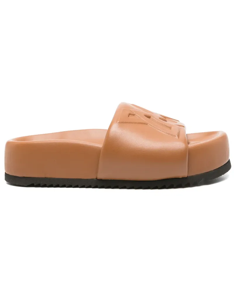 Vic Matié Sandalen mit Logo-Prägung - Braun Braun