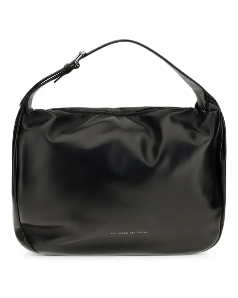 Brunello Cucinelli Boule Tasche aus Nappaleder - Schwarz Schwarz