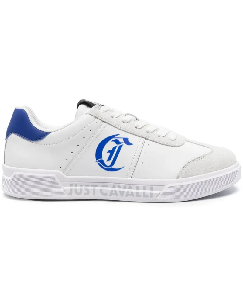 Just Cavalli Sneakers mit Logo-Print - Weiß Weiß