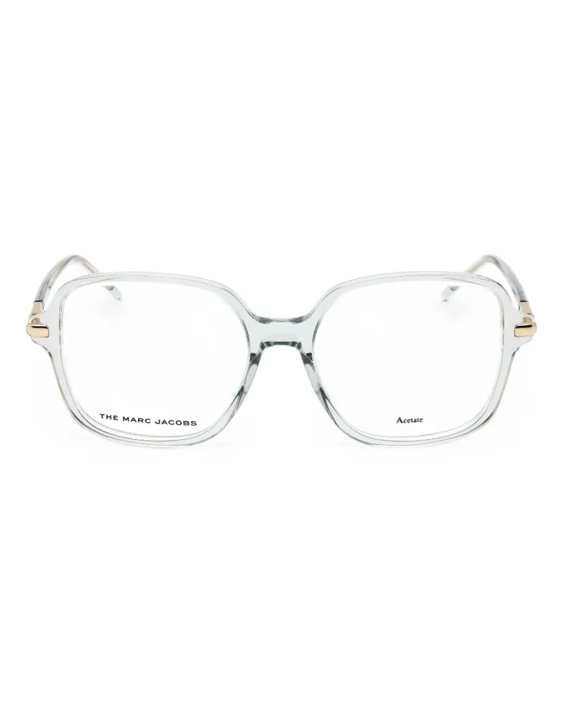 Marc Jacobs Brille mit eckigem Gestell - Grau Grau