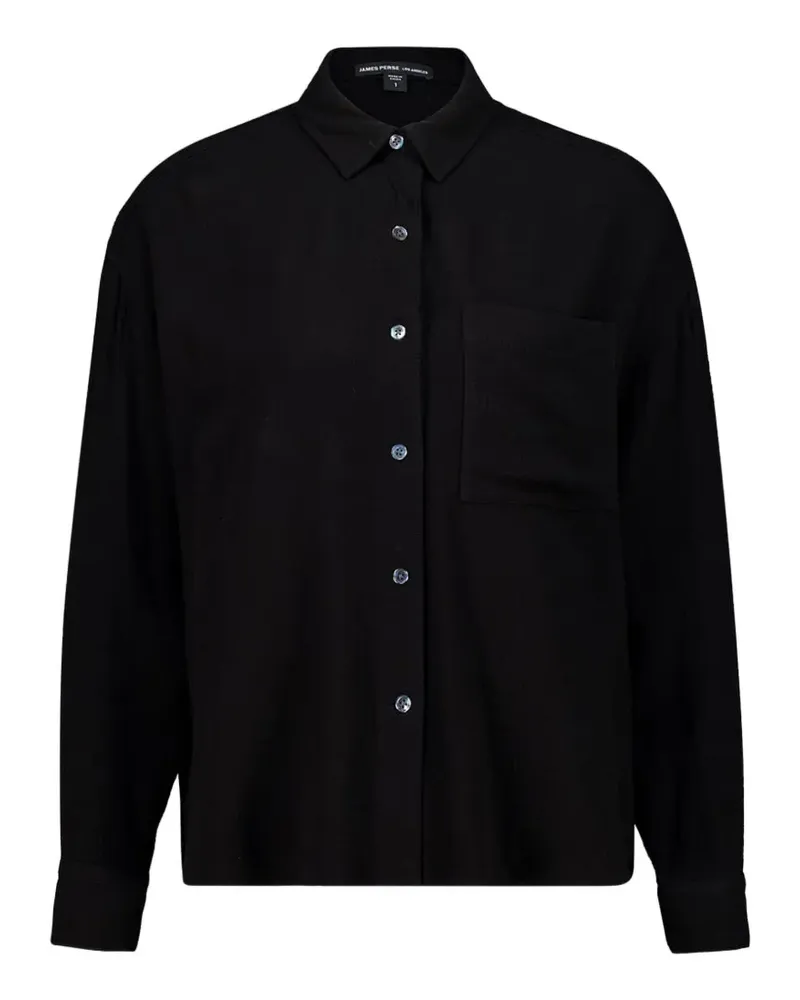 James Perse oversized-fit shirt - Schwarz Schwarz