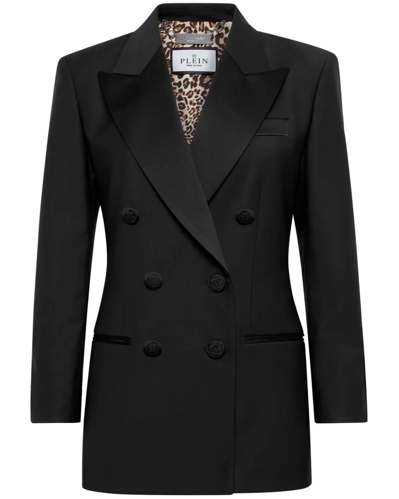 Philipp Plein Blazer mit Kristallen - Schwarz Schwarz