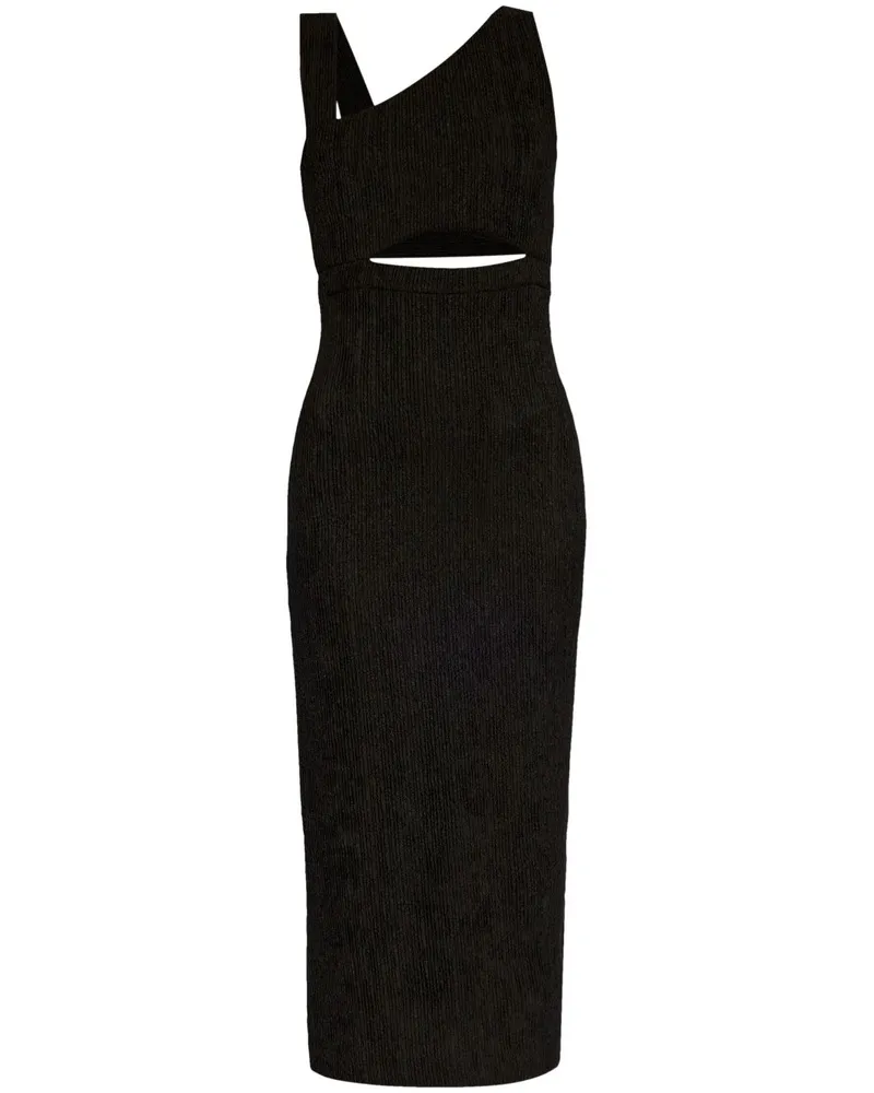 IRO Kirra Midikleid - Schwarz Schwarz