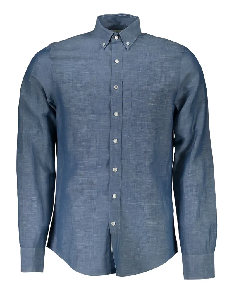 Gant Hemd mit Button-down-Kragen - Blau Blau