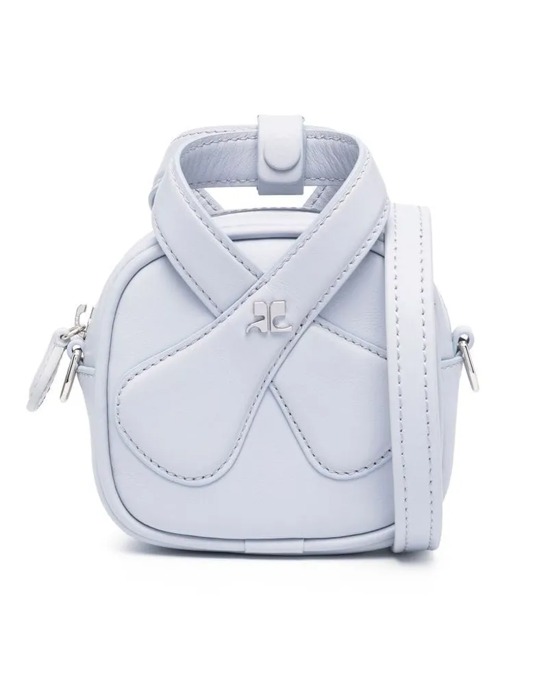 Courrèges Mini Loop Schultertasche - Violett Violett