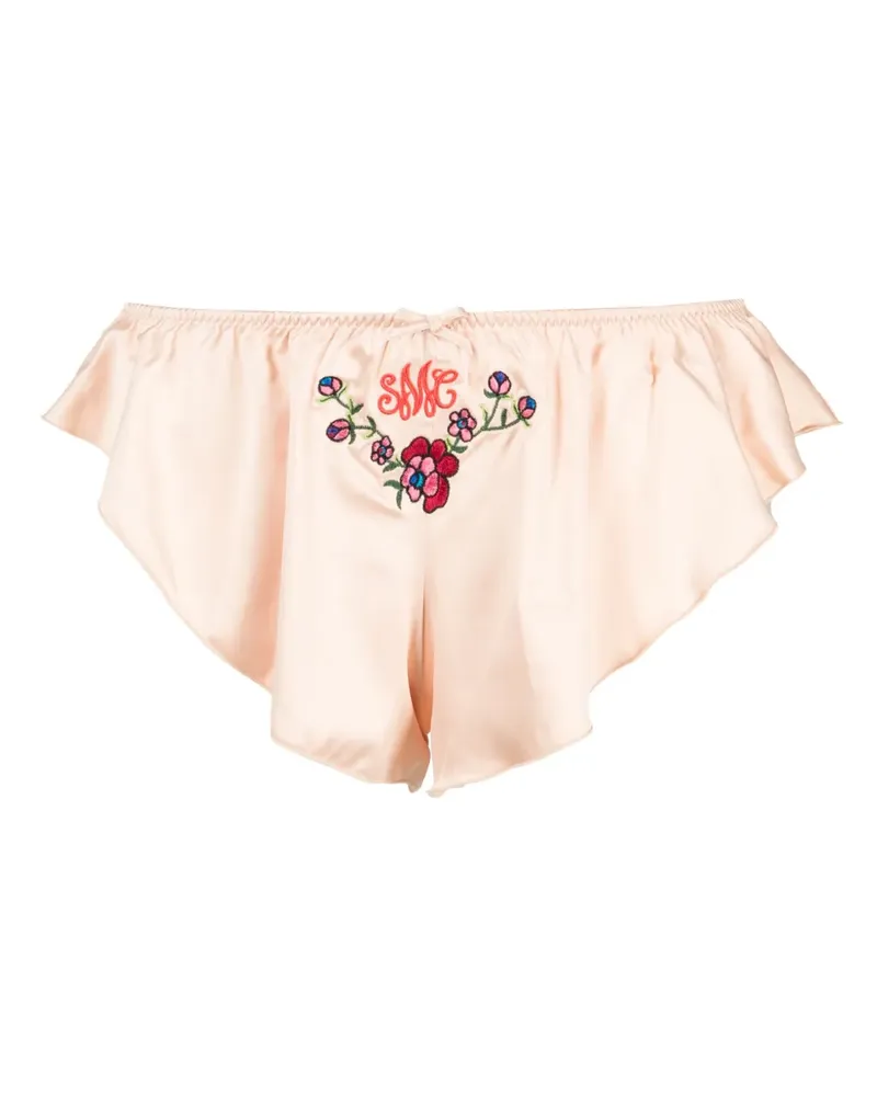 Stella McCartney Bestickte Pyjama-Hose - Nude Nude