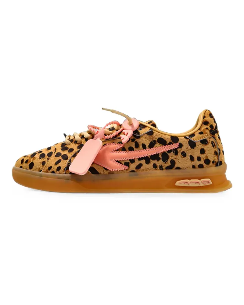 OFF-WHITE End Of Play Sneakers mit Leopardenprint - Nude Nude