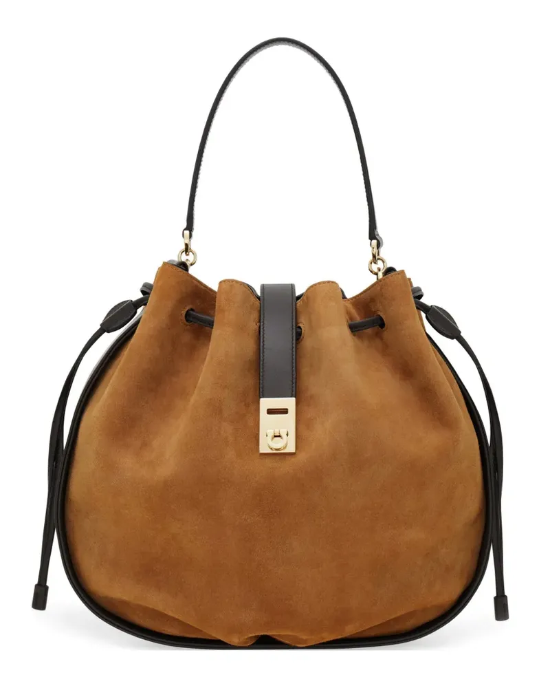 Ferragamo Hug Beuteltasche - Braun Braun