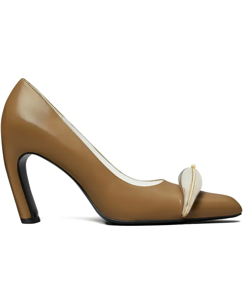 Tory Burch Pumps mit Piercing 90mm - Braun Braun