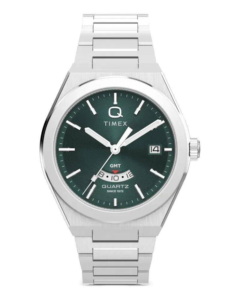Timex Q Continental GMT Armbanduhr 39mm - Grün Grün