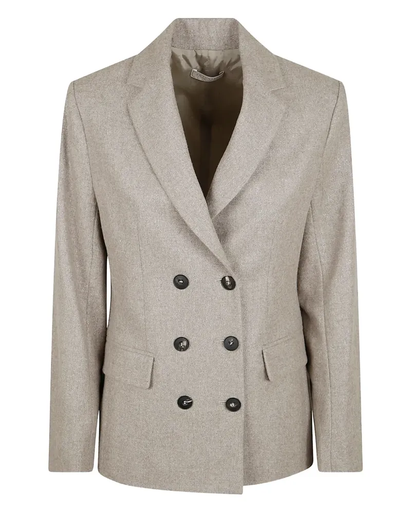 Antonelli Firenze double-breasted wool blazer - Nude Nude