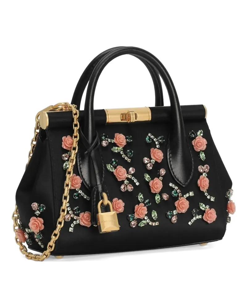 Dolce & Gabbana embroidered Marlene Day mini bag - Schwarz Schwarz