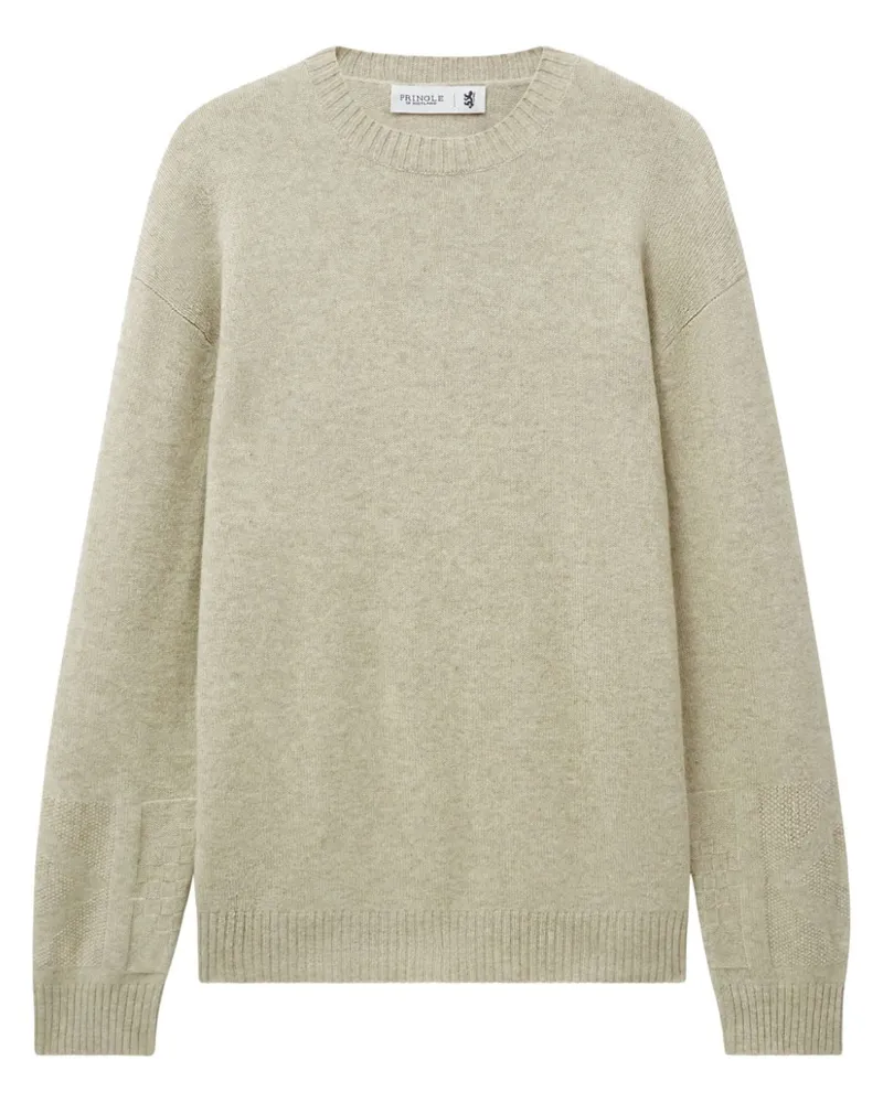 Pringle of Scotland Kaschmirpullover mit Rundhalsausschnitt - Nude Nude