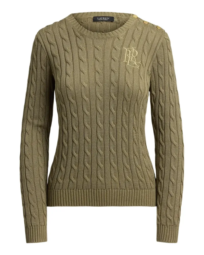 Ralph Lauren Strickpullover mit Knopfdetail - Grün Grün