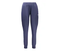 logo-patch track pants - Blau