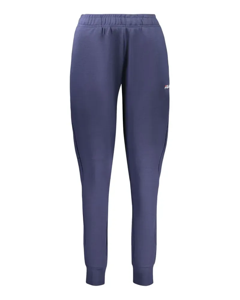 Fila logo-patch track pants - Blau Blau