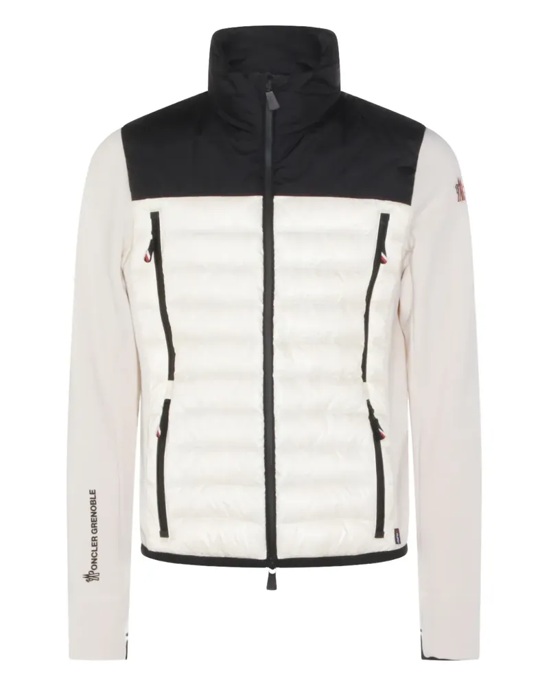 Moncler Polartec zip-up padded jacket - Nude Nude
