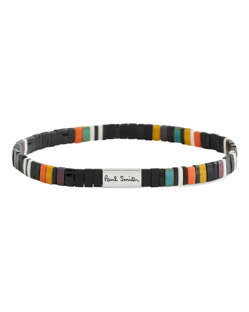 Paul Smith Armband mit Perlen - Schwarz Schwarz