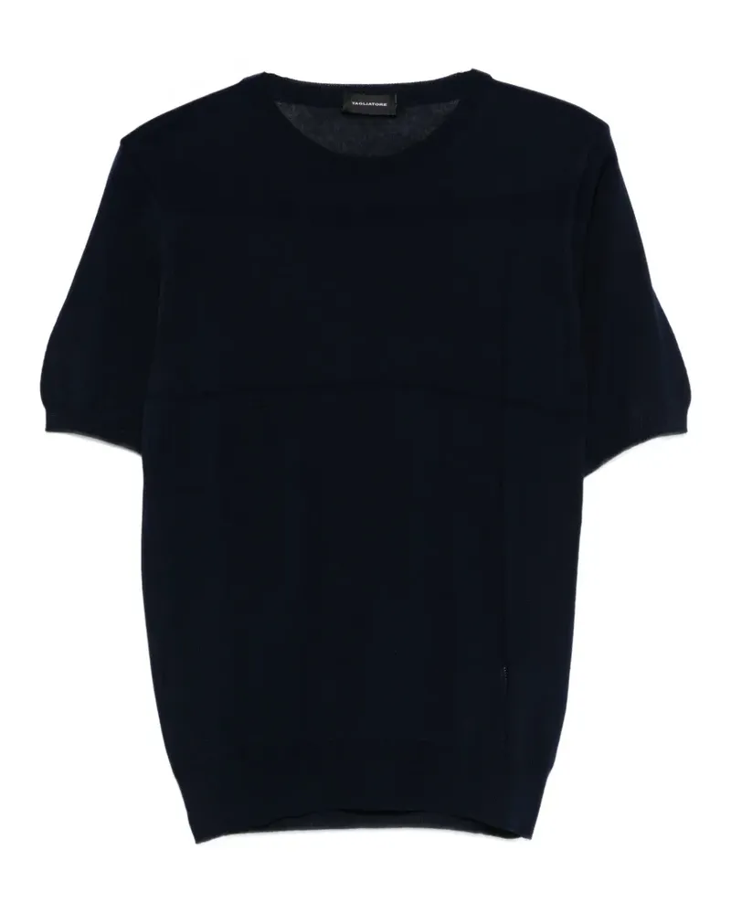 Tagliatore T-Shirt mit rundem Ausschnitt - Blau Blau