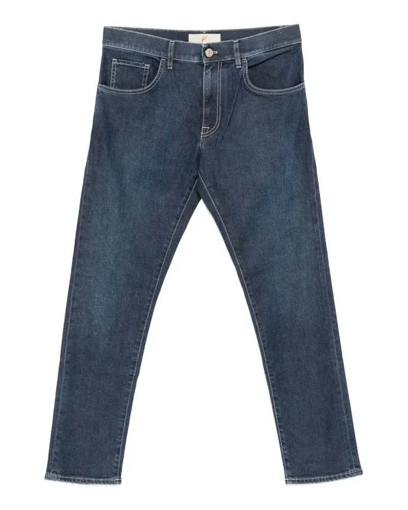 PT TORINO Breakbeat contrast-stitch jeans - Blau Blau