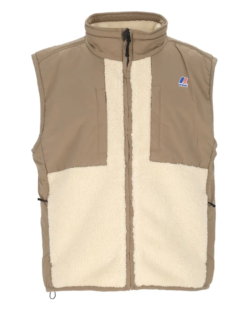K-Way Vital 4.0 zip-up gilet - Nude Nude