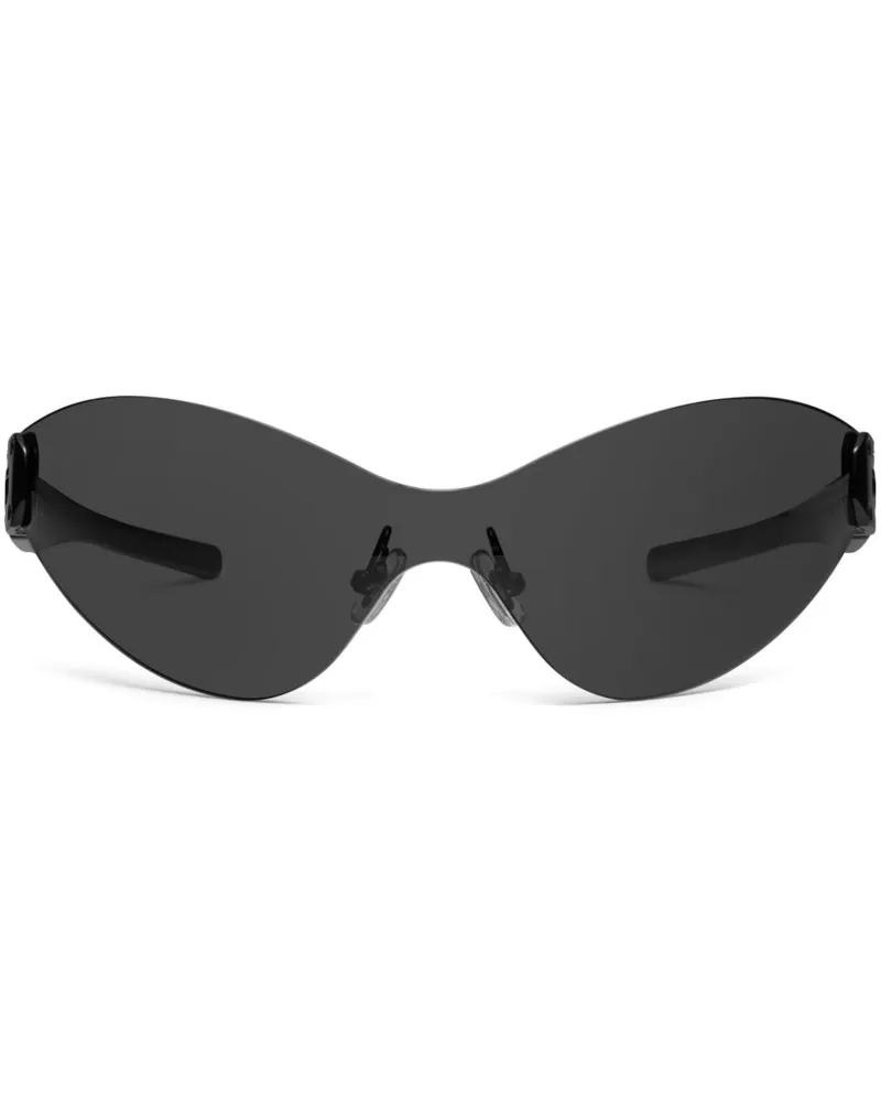 Maison Margiela x Gentle Monster Sonnenbrille mit ovalem Gestell - Schwarz Schwarz