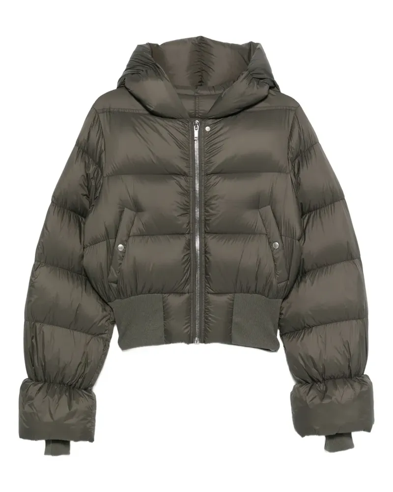 Rick Owens hooded puffer jacket - Grün Grün