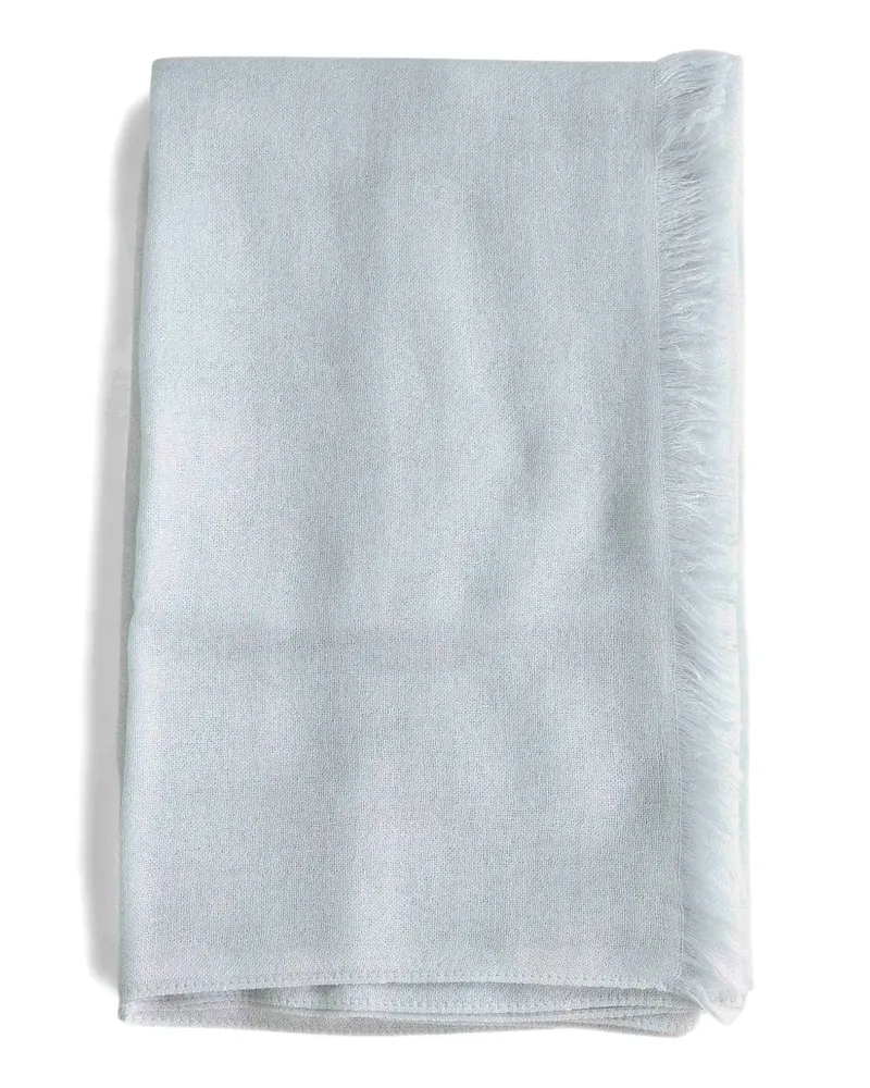 Brunello Cucinelli Schal mit Fransen - Blau Blau