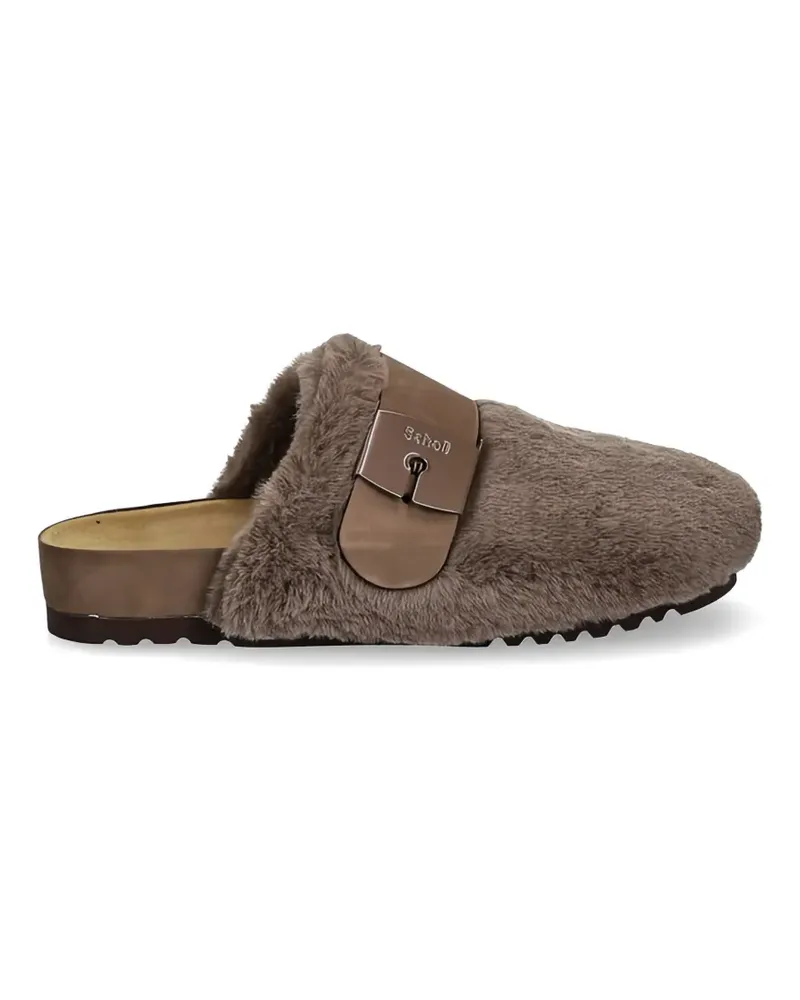 Scholl Alaska 3.0 Slipper mit Schnalle - Braun Braun