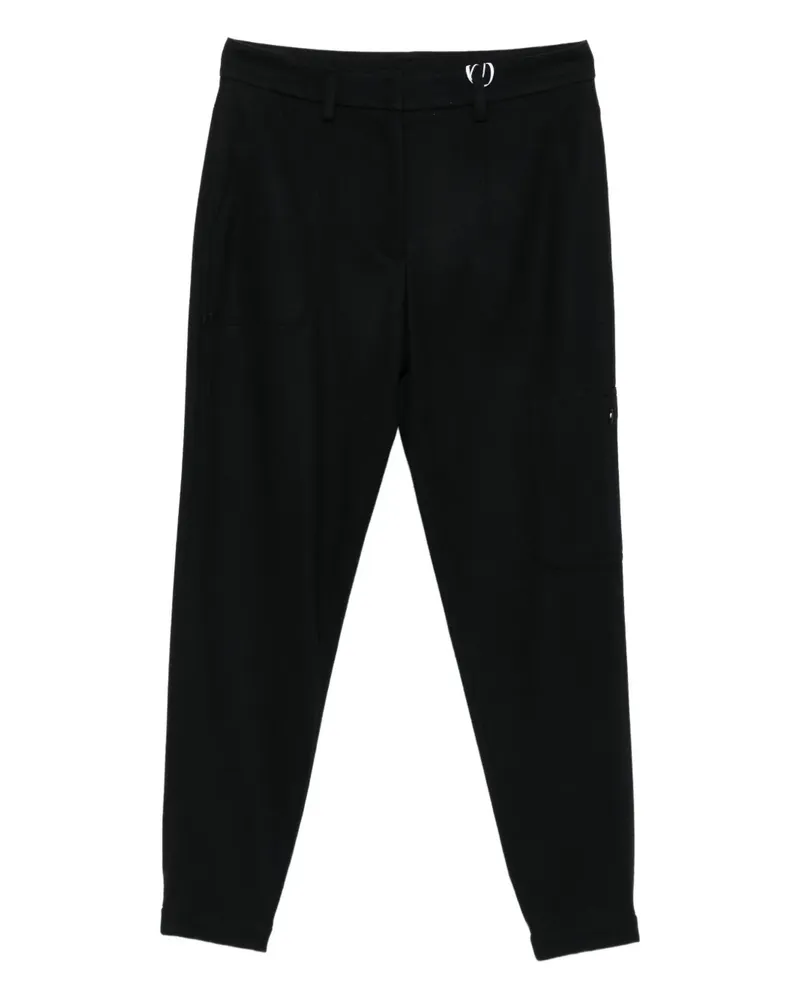 Akris Hose mit Gürtelschlaufen - Schwarz Schwarz
