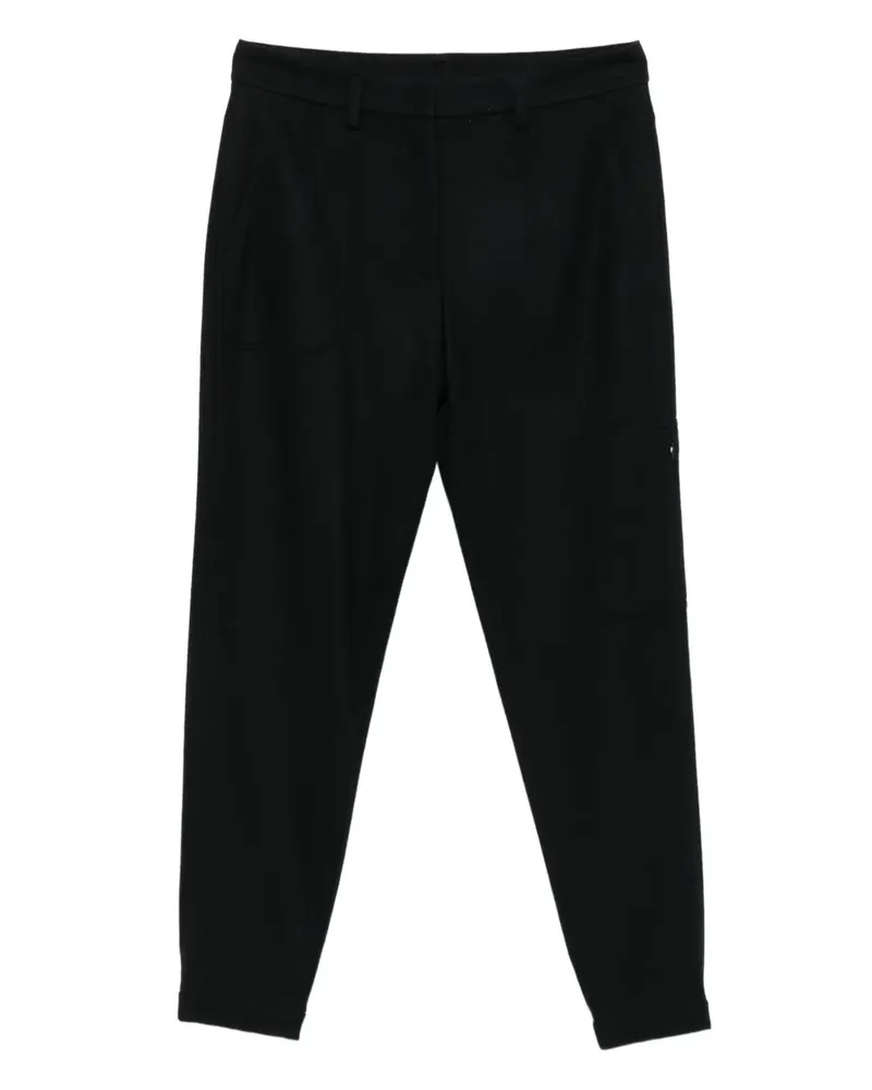 Akris Hose mit Gürtelschlaufen - Schwarz Schwarz