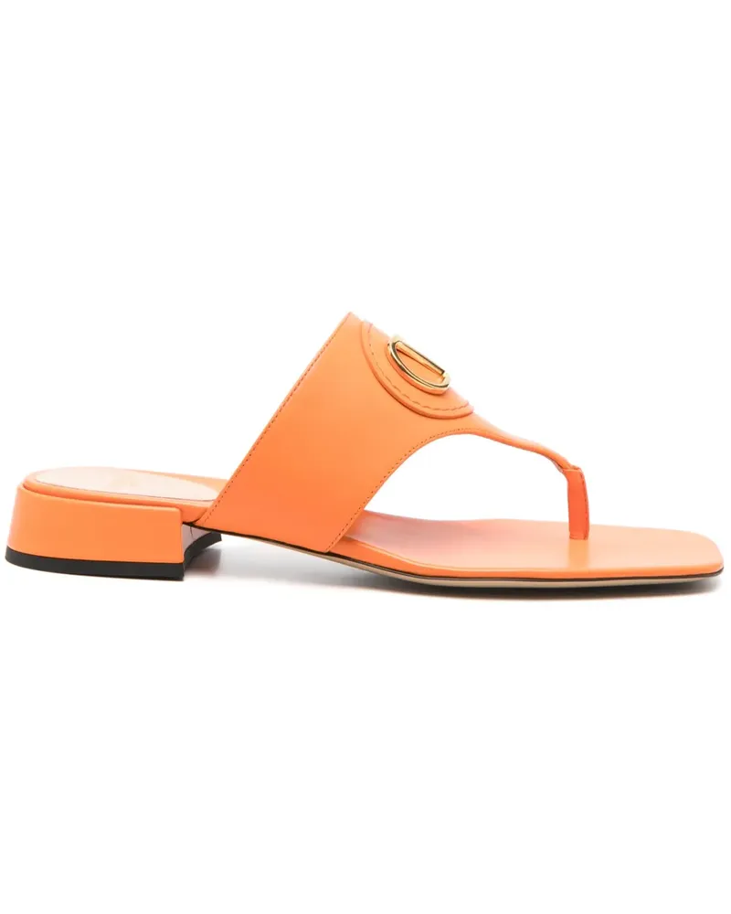 Valentino Garavani VLogo Pantoletten - Orange Orange