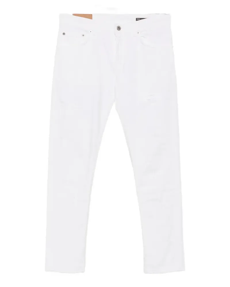 Dondup Slim-Fit-Jeans im Distressed-Look - Weiß Weiß