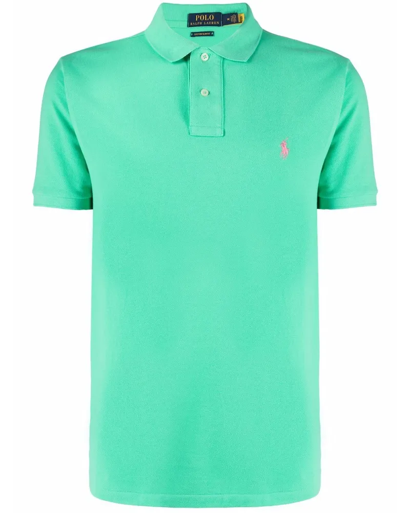 Ralph Lauren Poloshirt aus Pikee - Grün Grün
