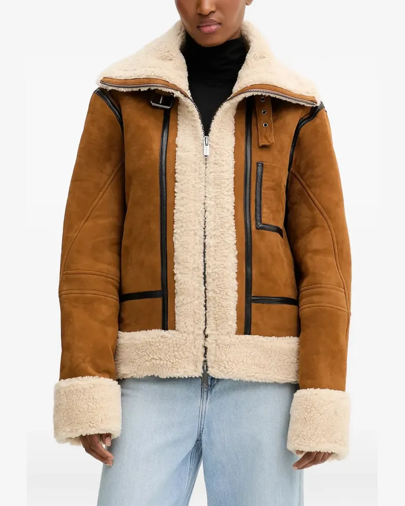 Iceberg Wildlederjacke mit Reißverschluss - Braun Braun