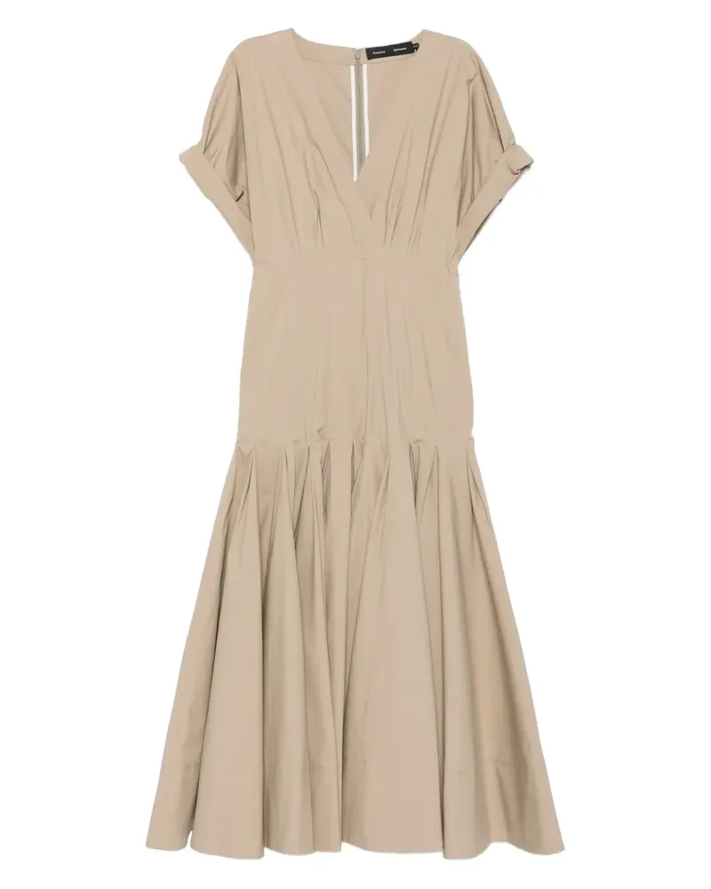 Proenza Schouler Kleid mit V-Ausschnitt - Nude Nude