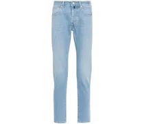 Skinny-Jeans mit Kontrastnähten