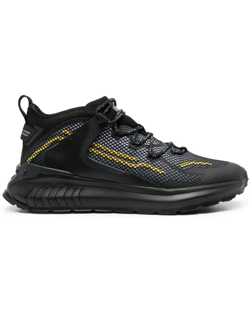 TOD'S Sneakers mit Mesh-Einsatz - Schwarz Schwarz