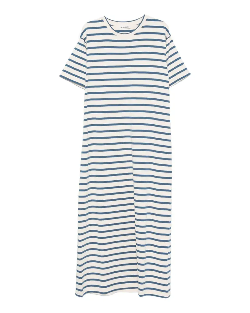 Jil Sander striped maxi dress - Nude Nude