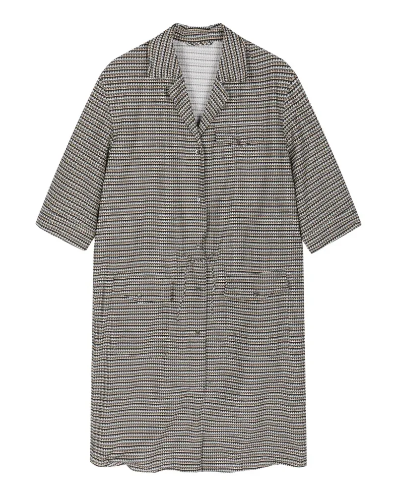 JNBY Minikleid mit geometrischem Print - Grau Grau
