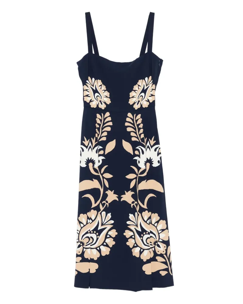 La DoubleJ Kleid mit Muster - Blau Blau