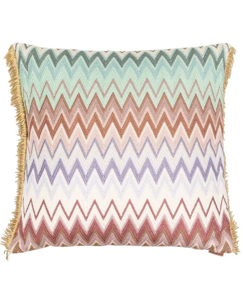 Missoni Home Margot Kissen mit Zickzackmuster - Grün Grün