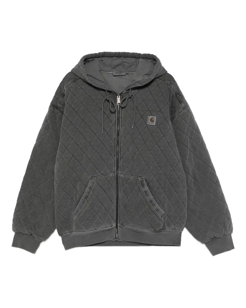 Carhartt WIP Gesteppte Kapuzenjacke - Schwarz Schwarz