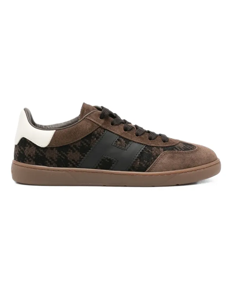 Hogan Cool Sneakers mit Hahnentrittmuster - Braun Braun