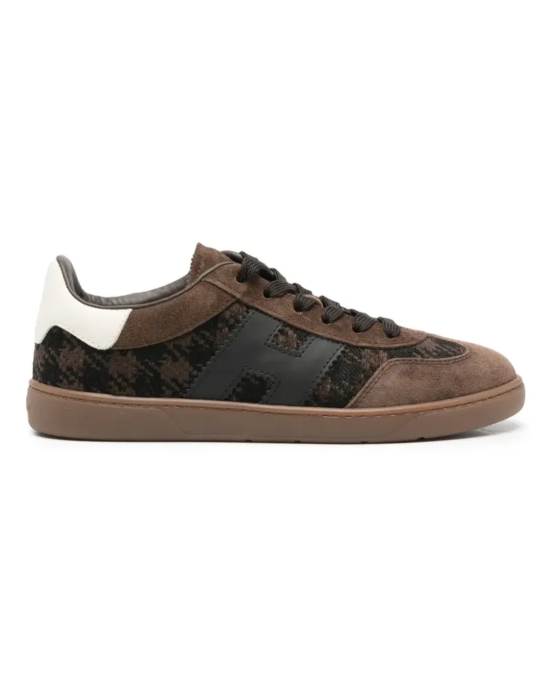 Hogan Cool Sneakers mit Hahnentrittmuster - Braun Braun