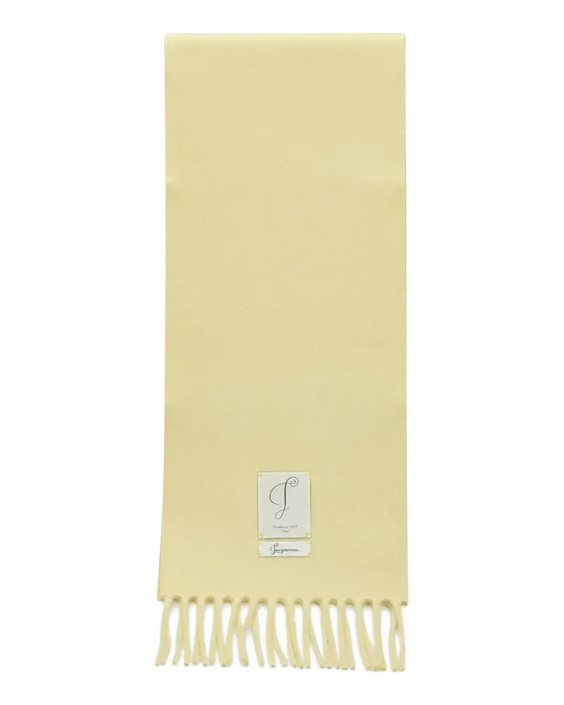 Jacquemus The Cavallo scarf with logo label - Gelb Gelb